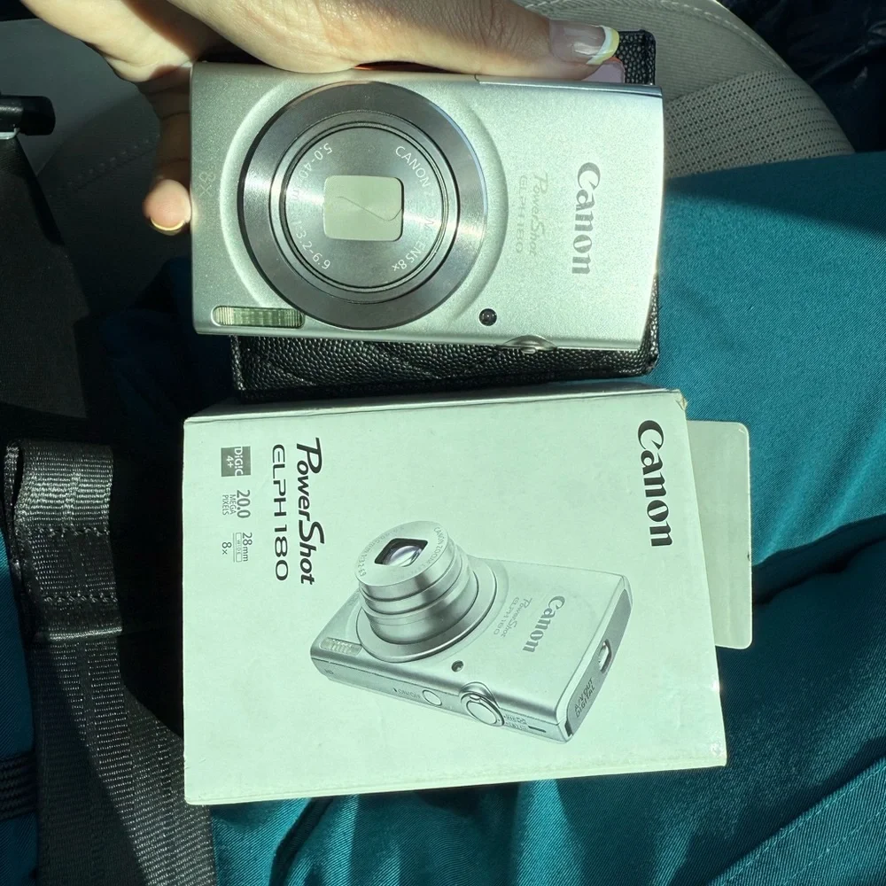Canon PowerShot ELPH 180 Silver Camera